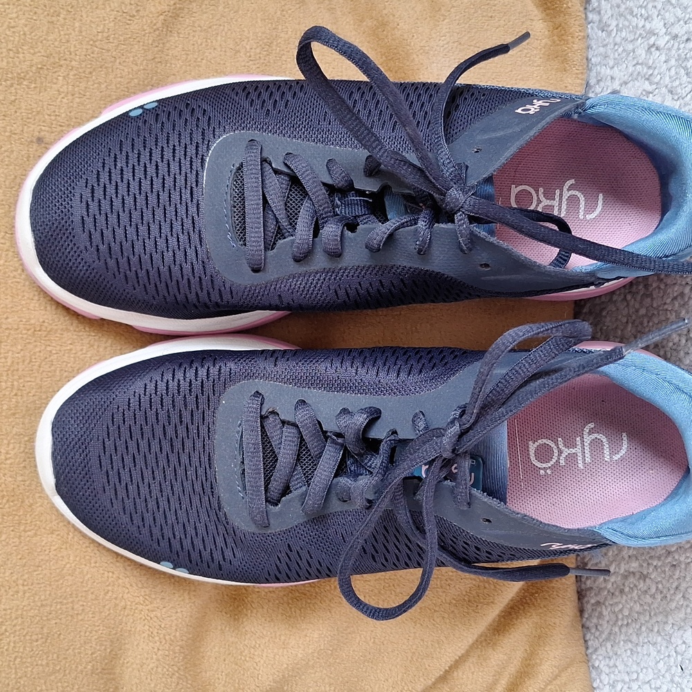 Ryka Devotion XT2 Women's Navy and Pink Sneakers